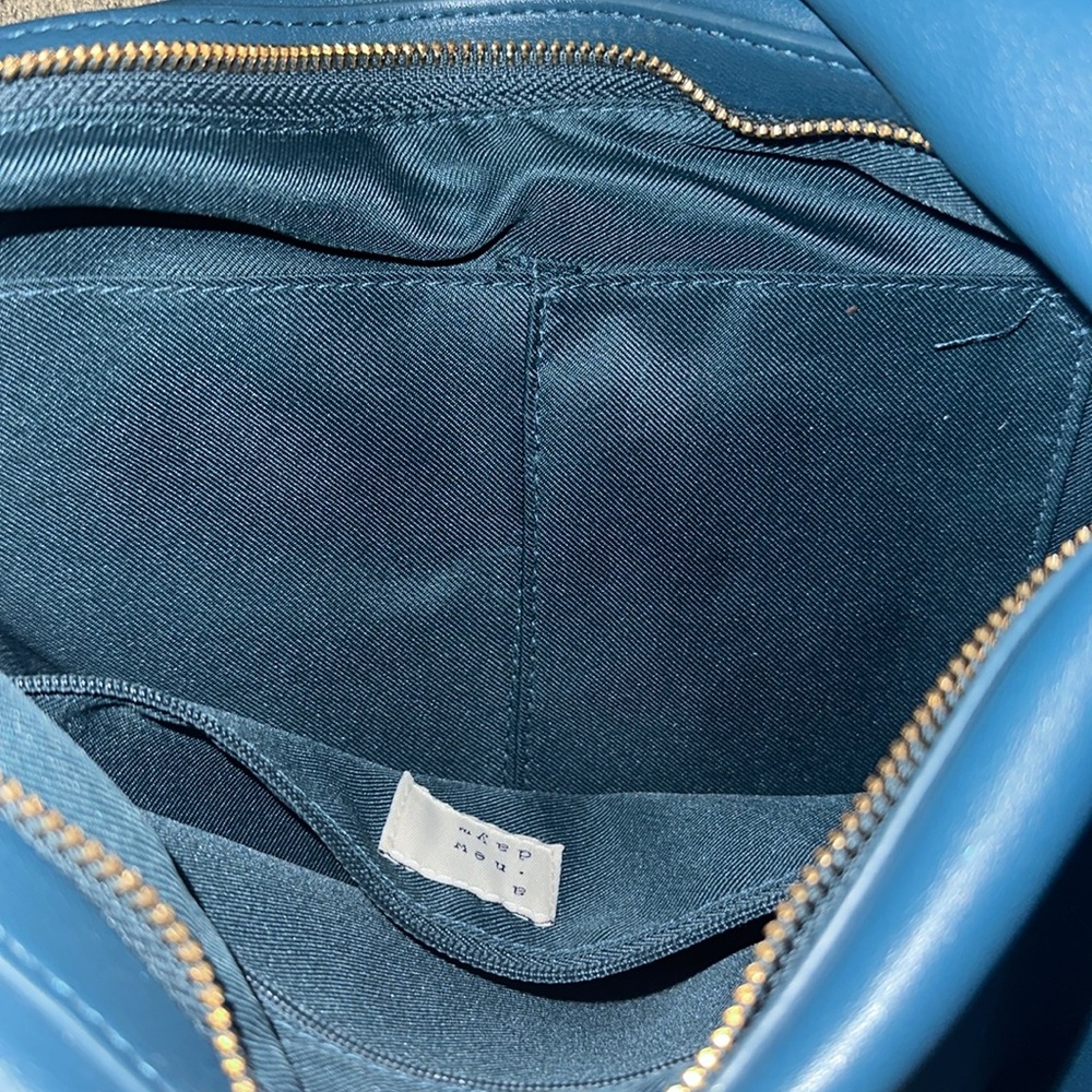 Stylish Blue/Teal Shoulder Bag - Picture 4 of 5